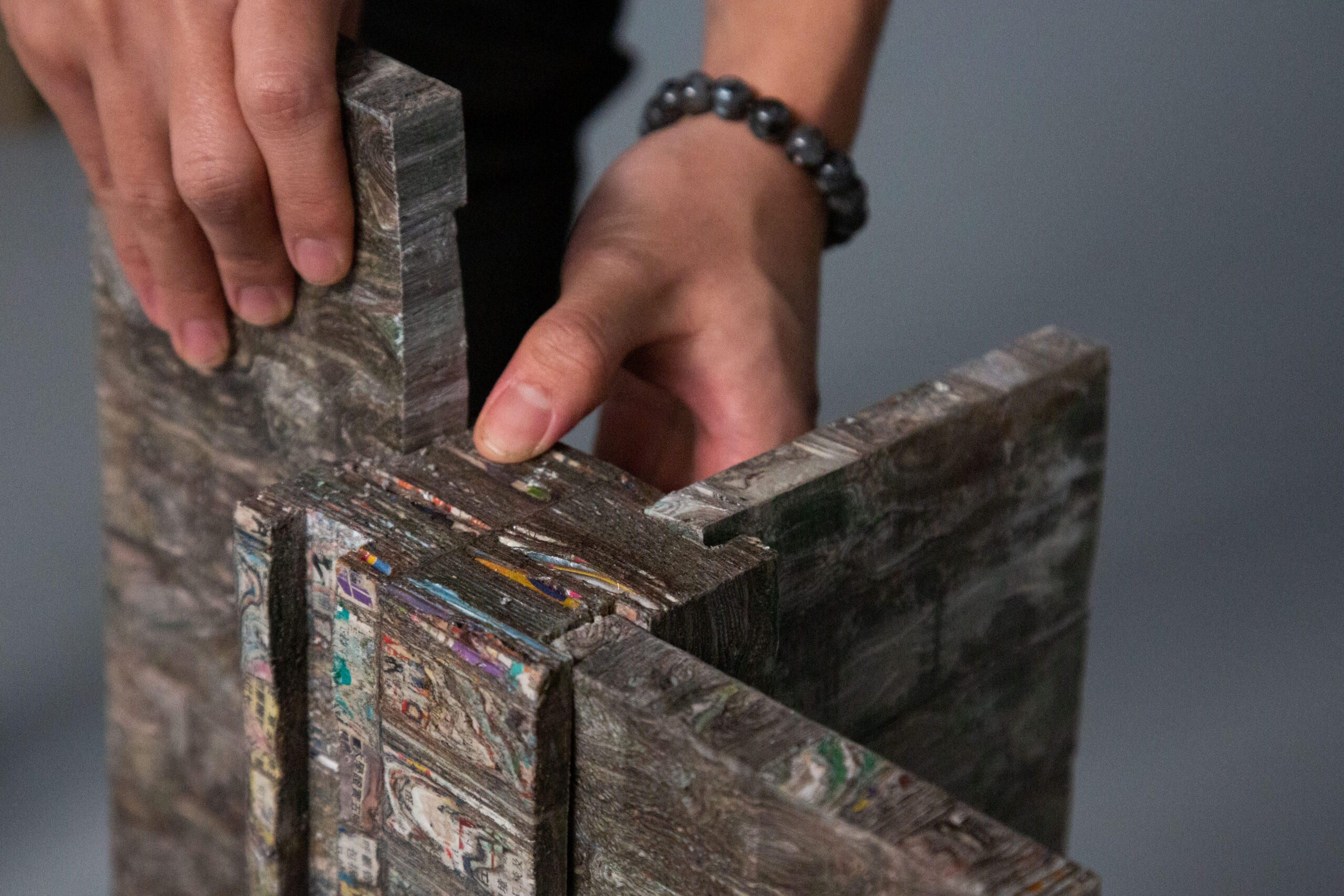 Senior BASc(Design+) students Tse Fergal Yau Wai and Huynh Ngoc Anh Duy ...